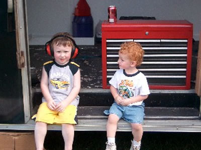 racing professionals in training